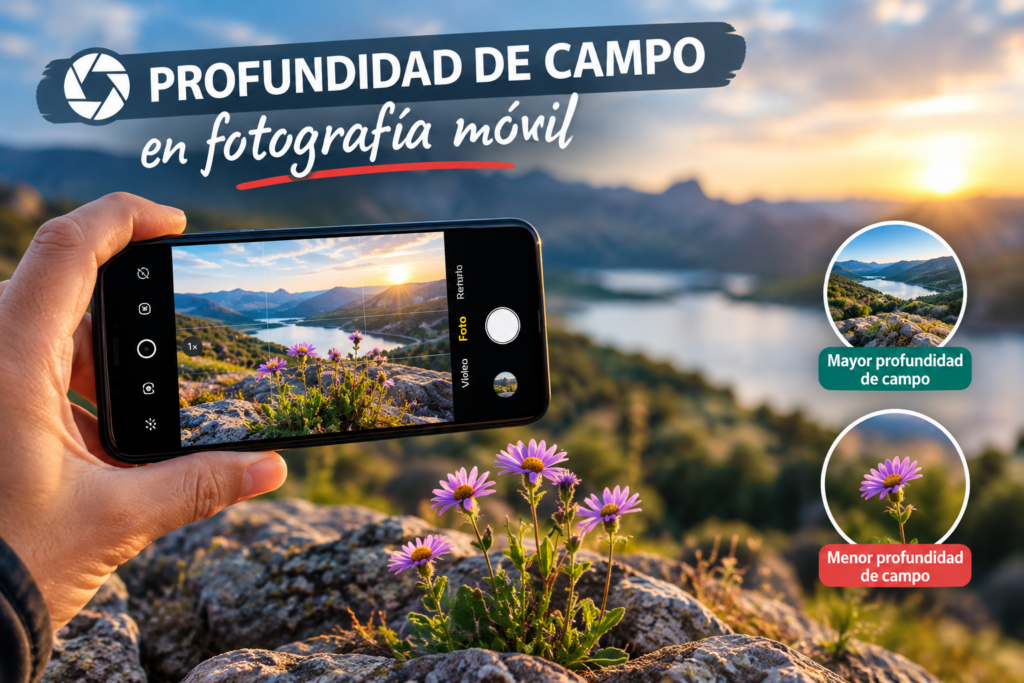 profundidad de campo en fotografía móvil