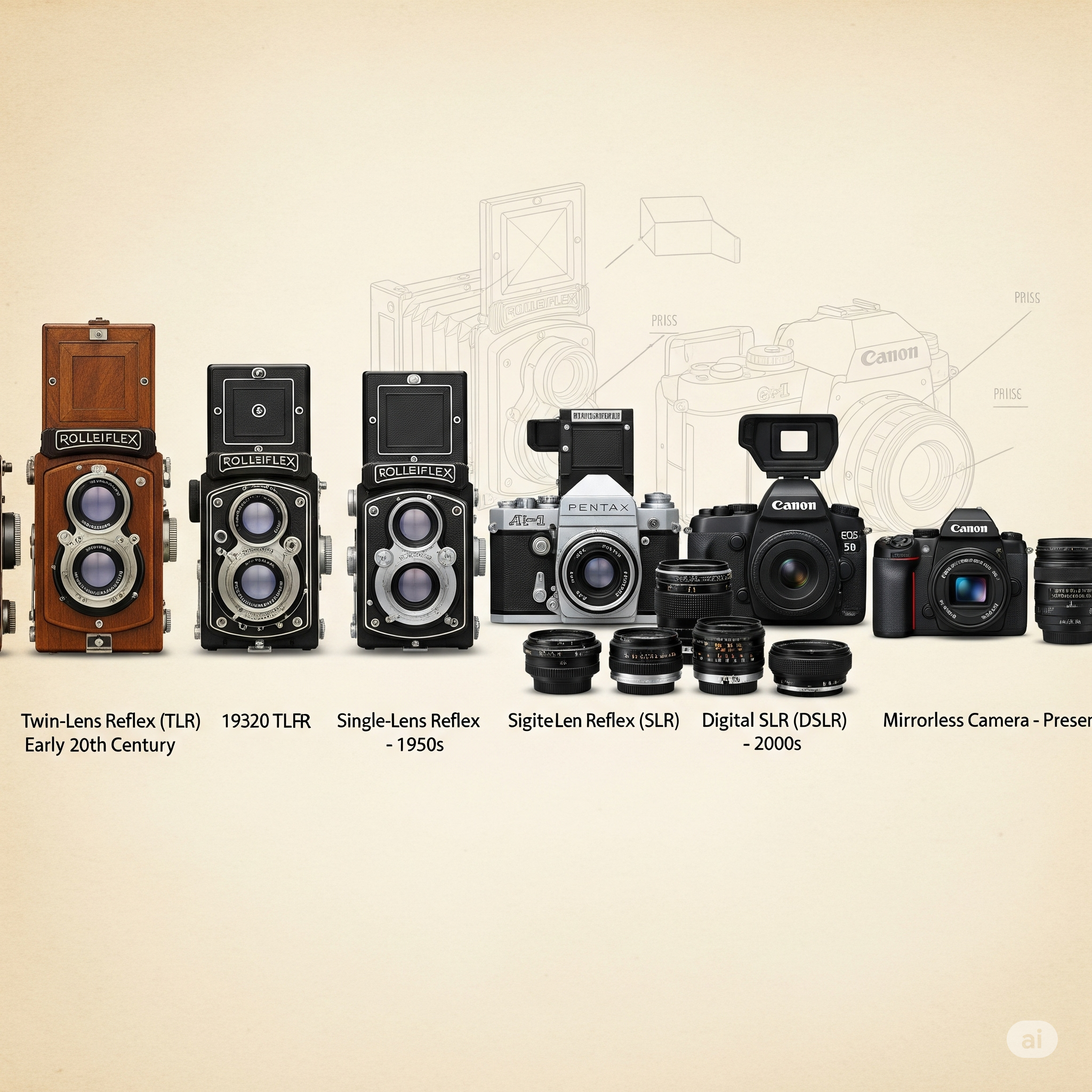 Historia cámara reflex