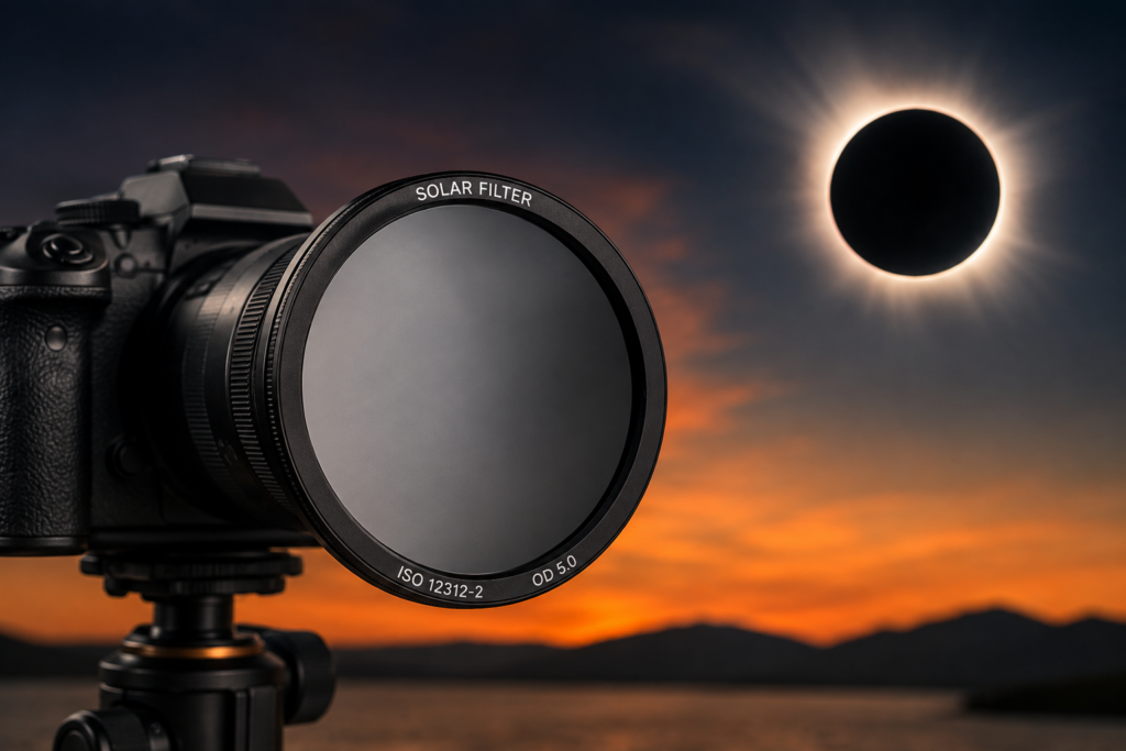Filtro solar para fotografiar el eclipse