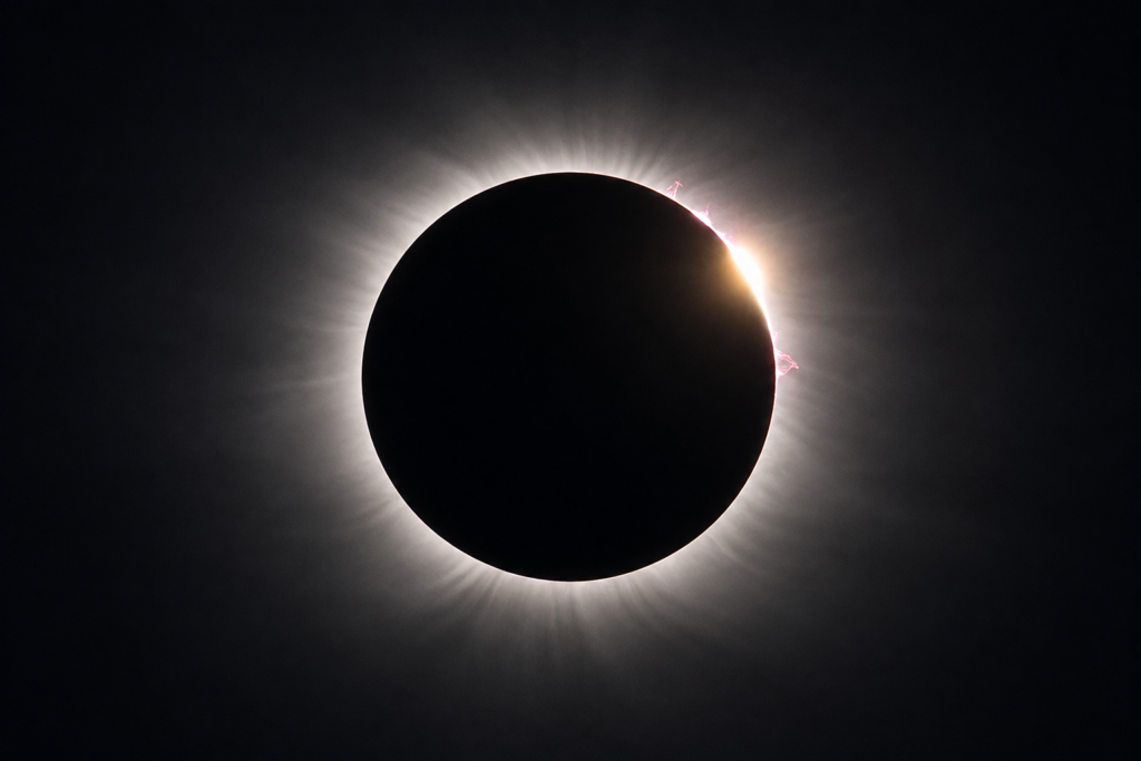 Fotografía de un eclipse solar