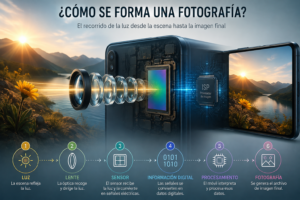 Imagen como se forma una fotografía