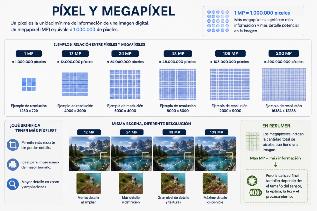 pixel y megapixel