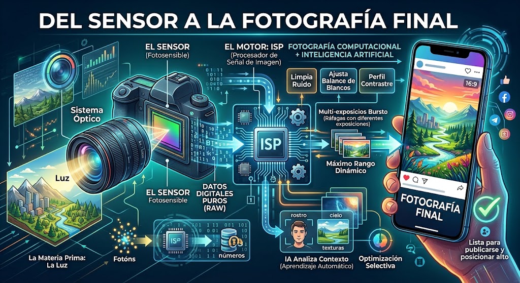 Del sensor a la fotografía