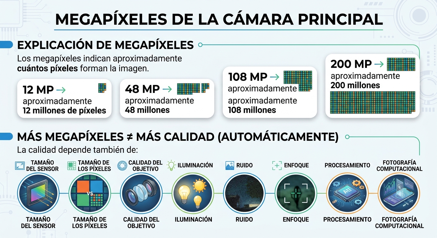 Megapixeles de la cámara principal