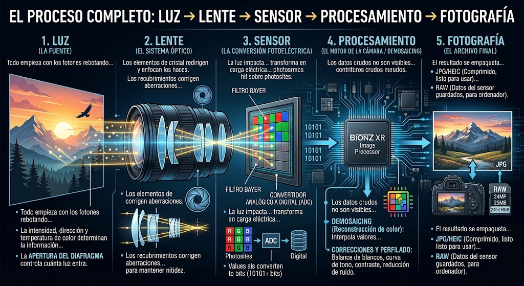 Proceso completo en fotografía