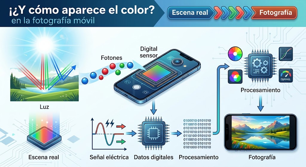 como aparece el color
