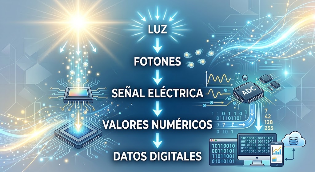 esquema como se convierte en datos digitales