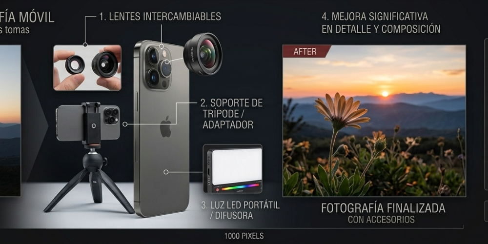 Imagen Accesorios para fotografia móvil